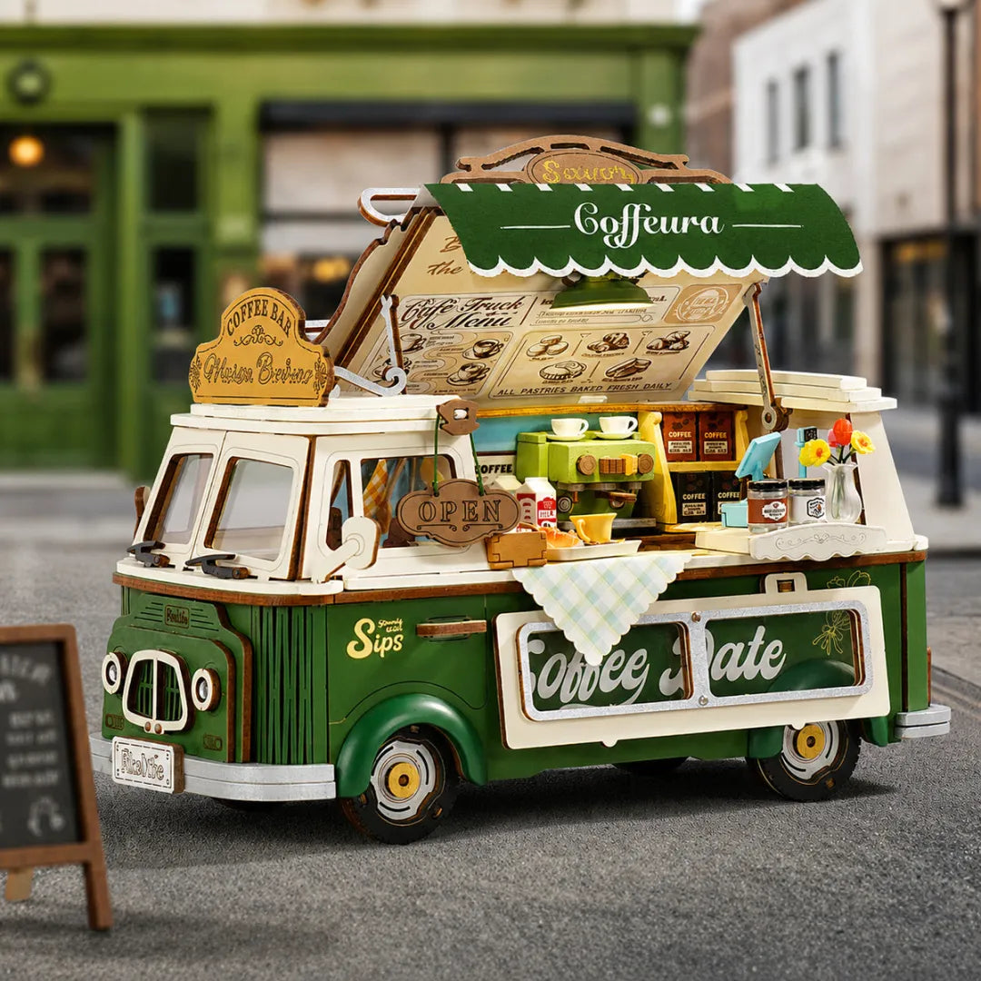 Leo's Coffee Truck - 3D Wooden Puzzle 7188