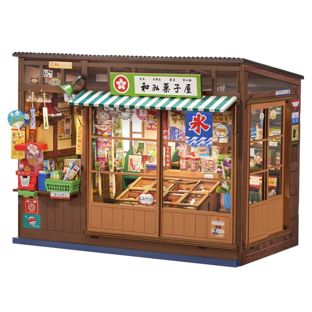 Nostalgic Corner Shop - Book Nook Shelf Insert 8505