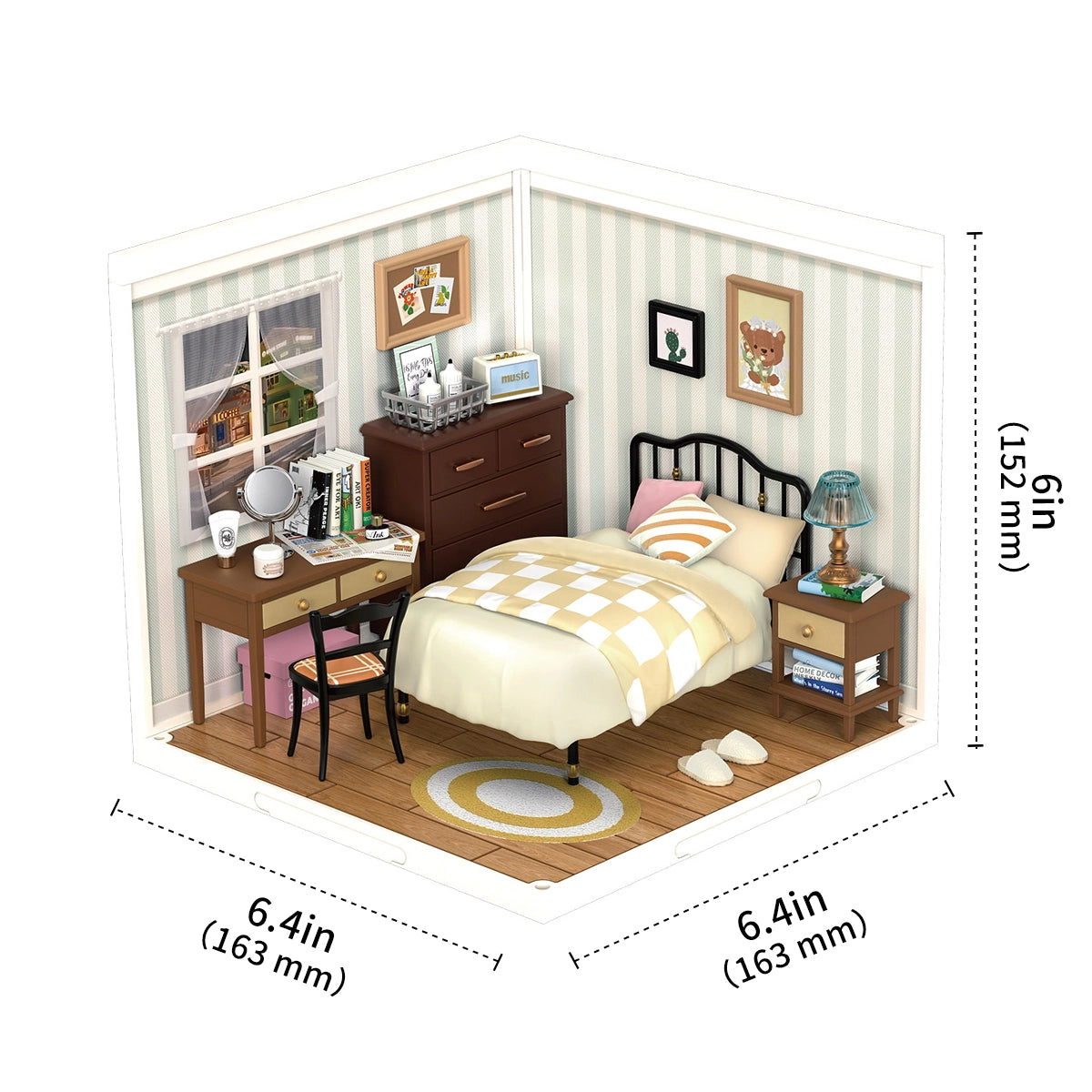 Sweet Dream Bedroom - DIY Miniature House 9183