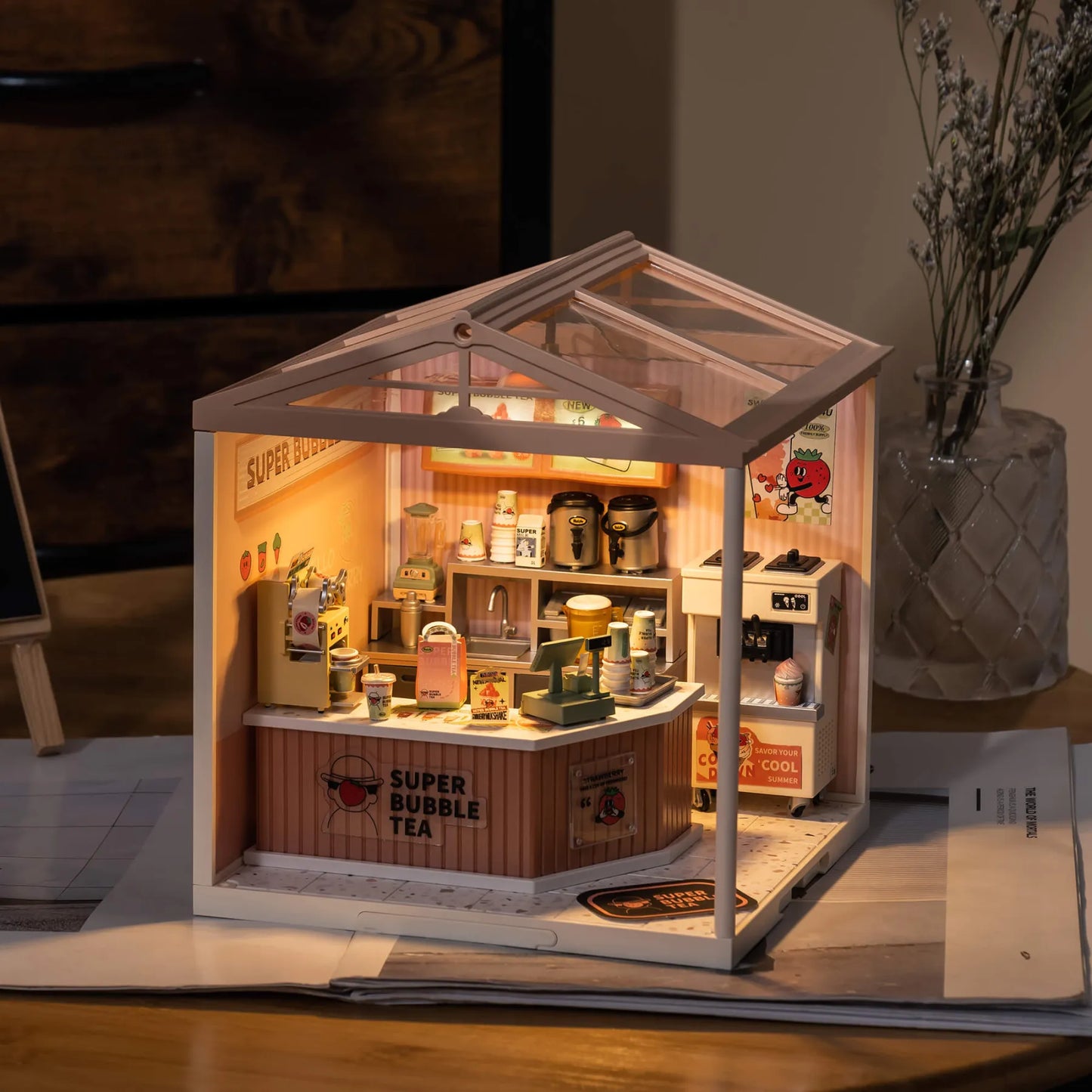 Double Joy Bubble Tea - DIY Miniature House 8728