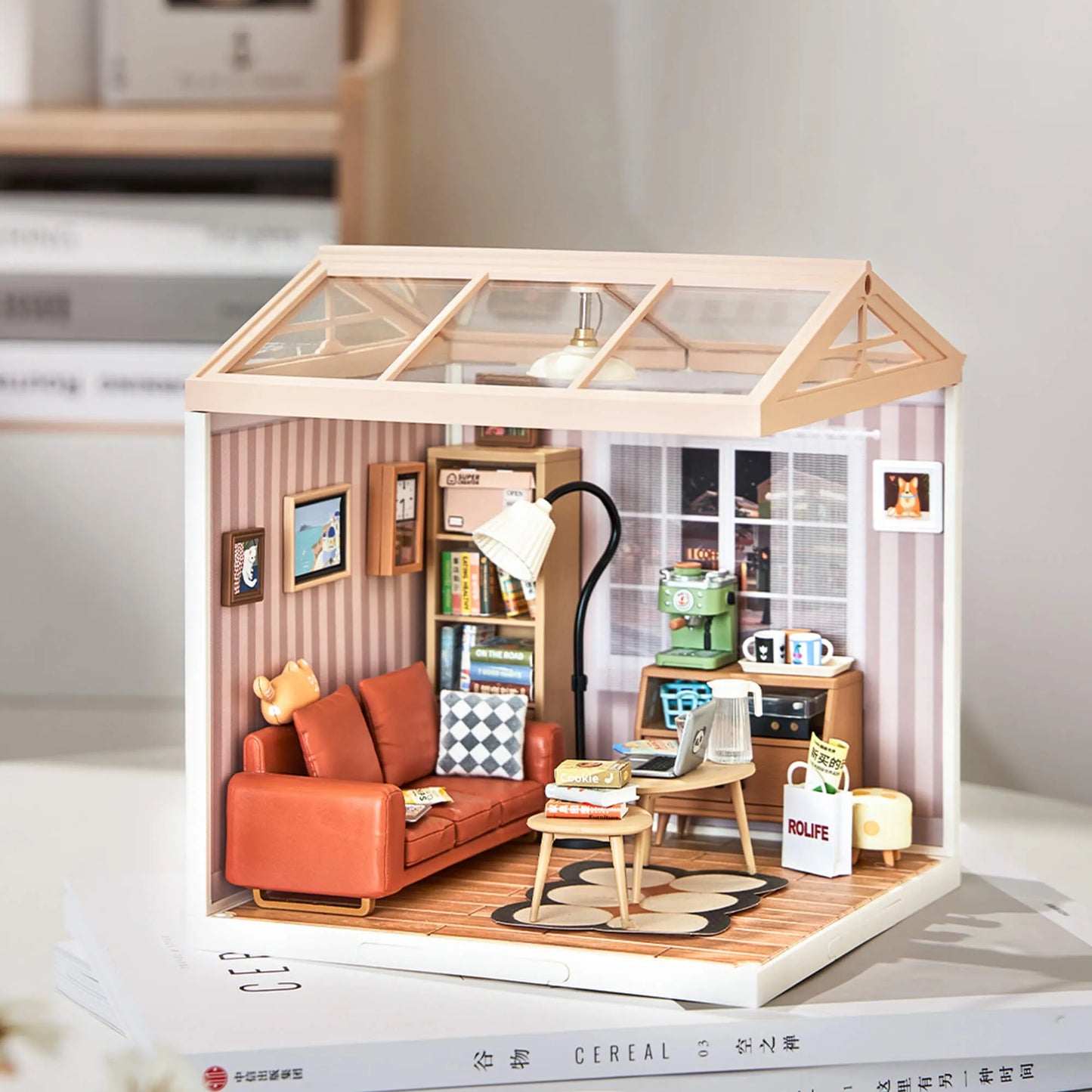 Cozy Living Lounge - DIY Miniature House 9077