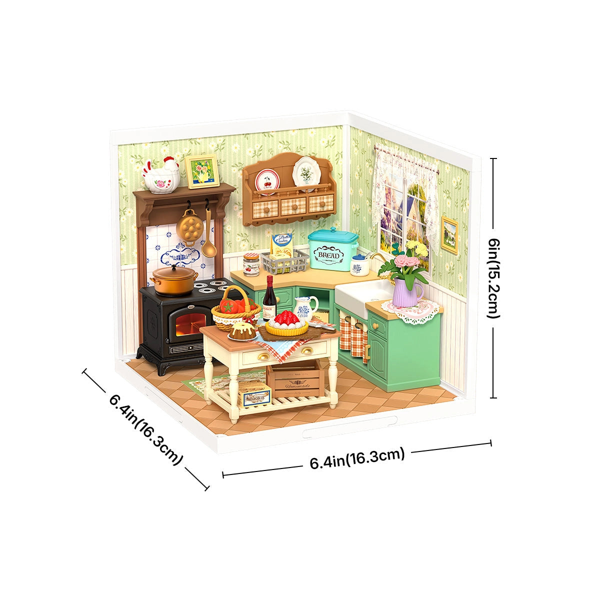 Farmhouse Kitchen - DIY Miniature House 5276