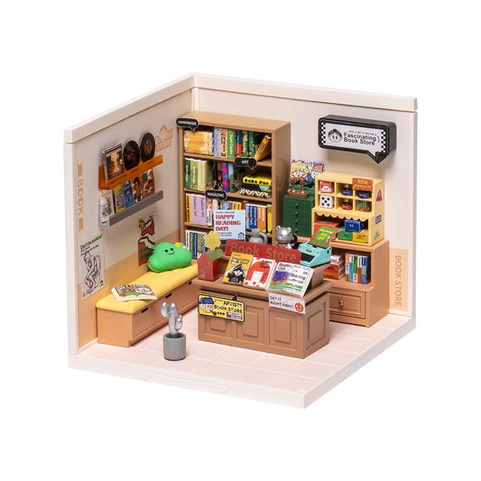 Fascinating Book Store - DIY Miniature House 8643