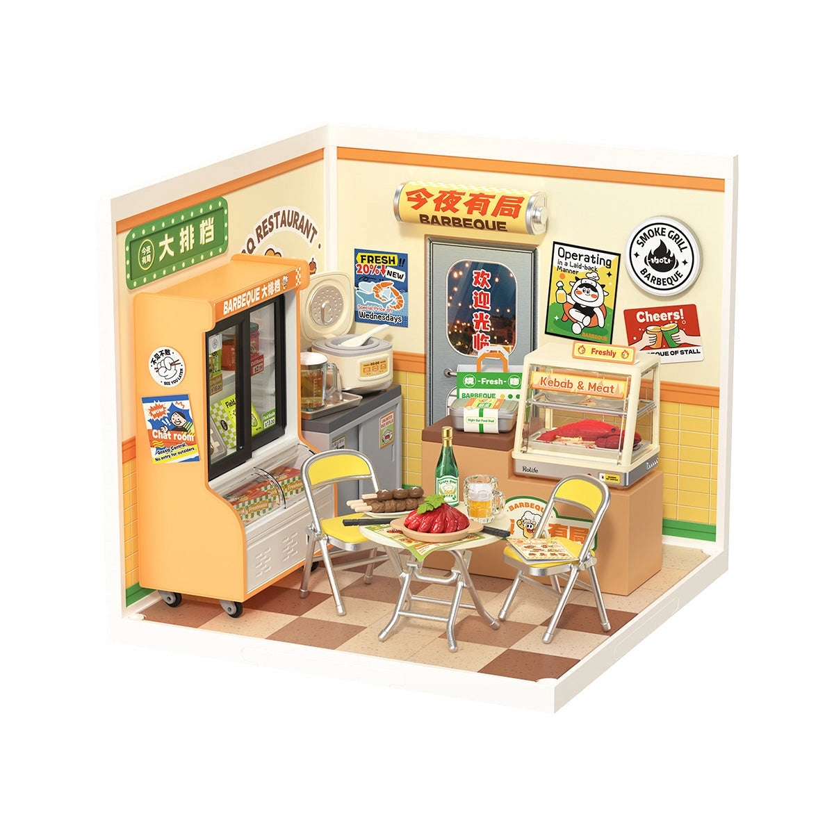 Night Out Food Stall - DIY Miniature House
