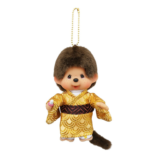 Monchhichi Kimono Boy - Gold 7729