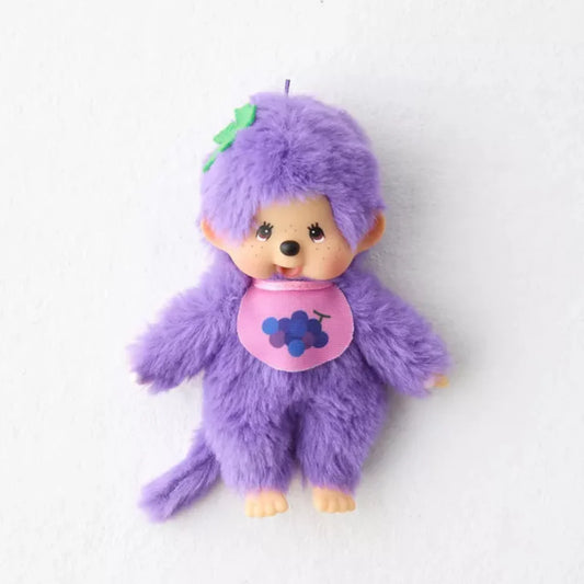 Monchhichi Fruit Colors Purple Grape Plushie 3444