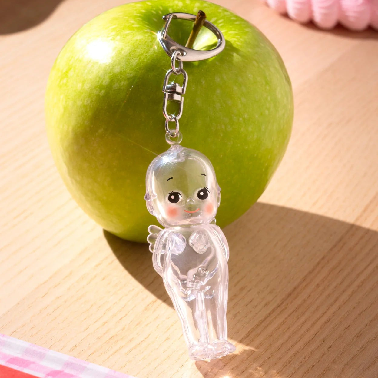 Smoko Kewpie Clear Keychain 3447