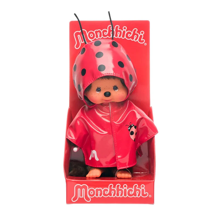 Monchhichi Ladybug Raincoat Plush 4385