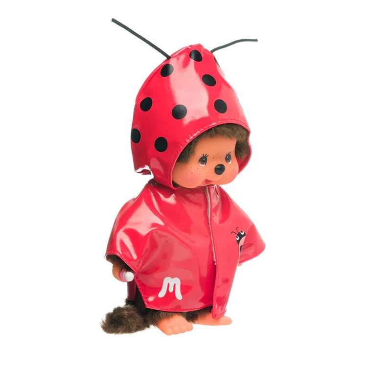 Monchhichi Ladybug Raincoat Plush 4385