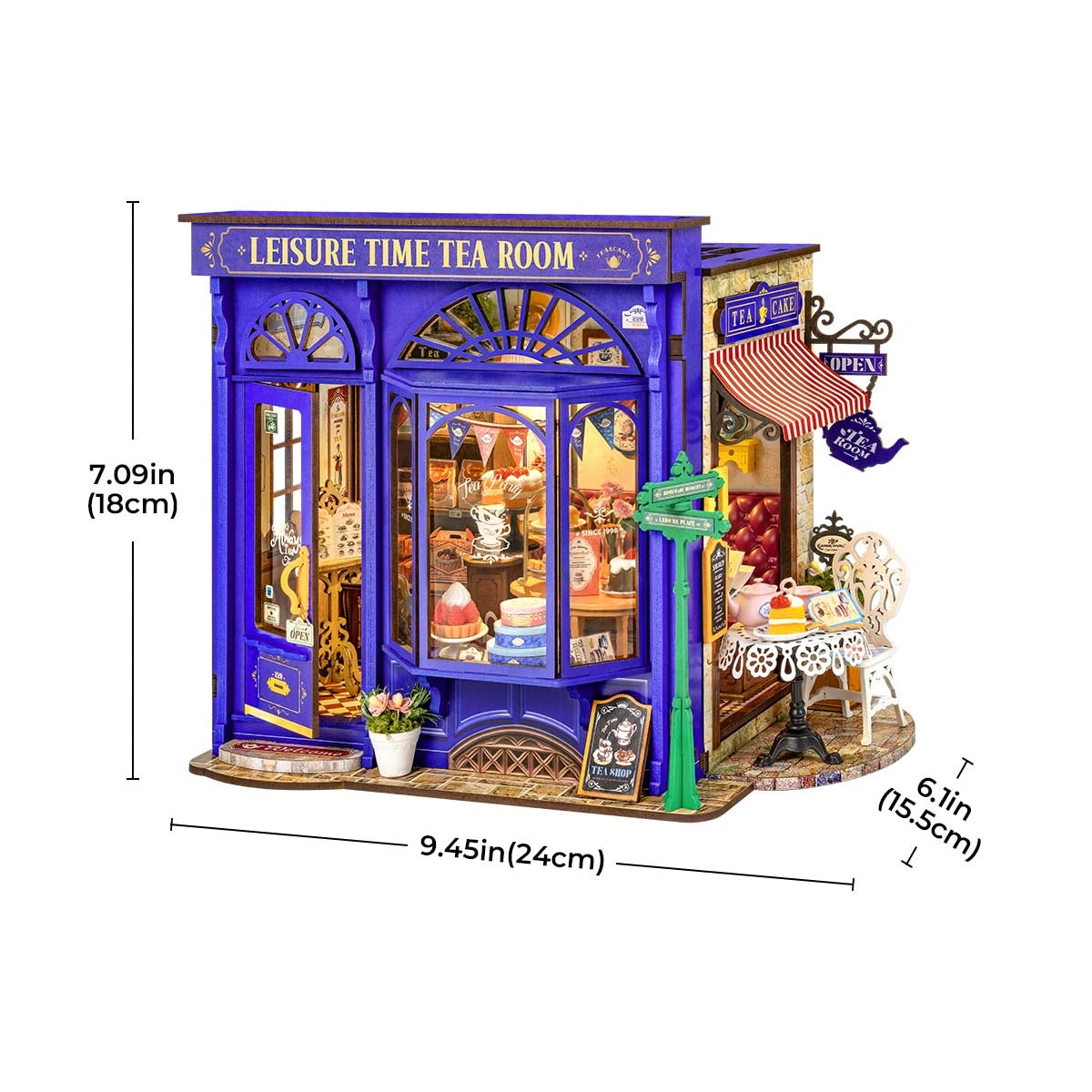Leisure Time Tea Room - DIY Miniature House 3197
