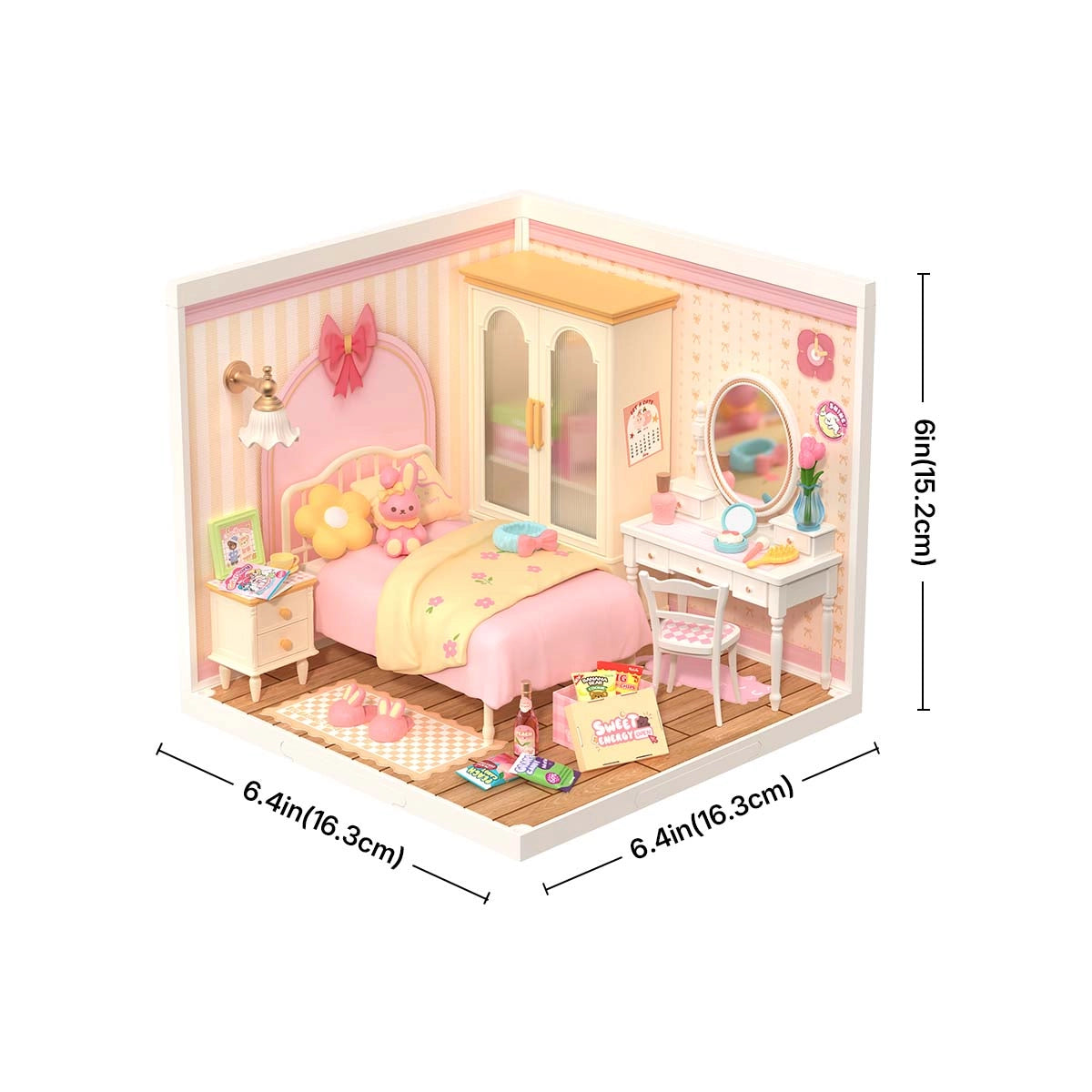 Lovely Pink Bedroom - DIY Miniature House 2169