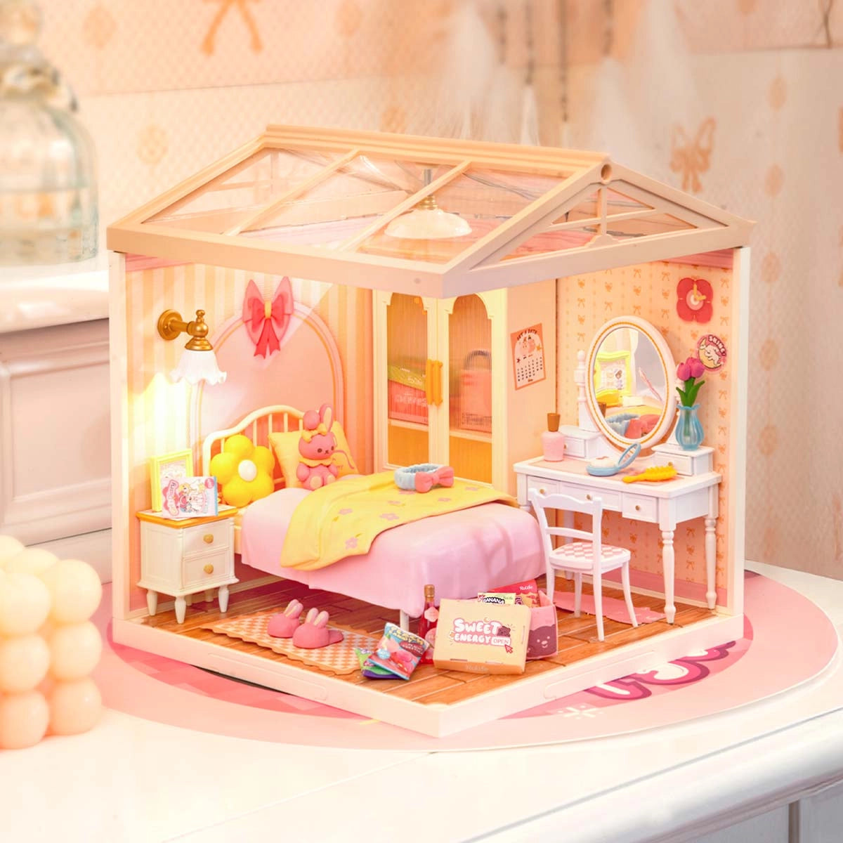 Lovely Pink Bedroom - DIY Miniature House 2169