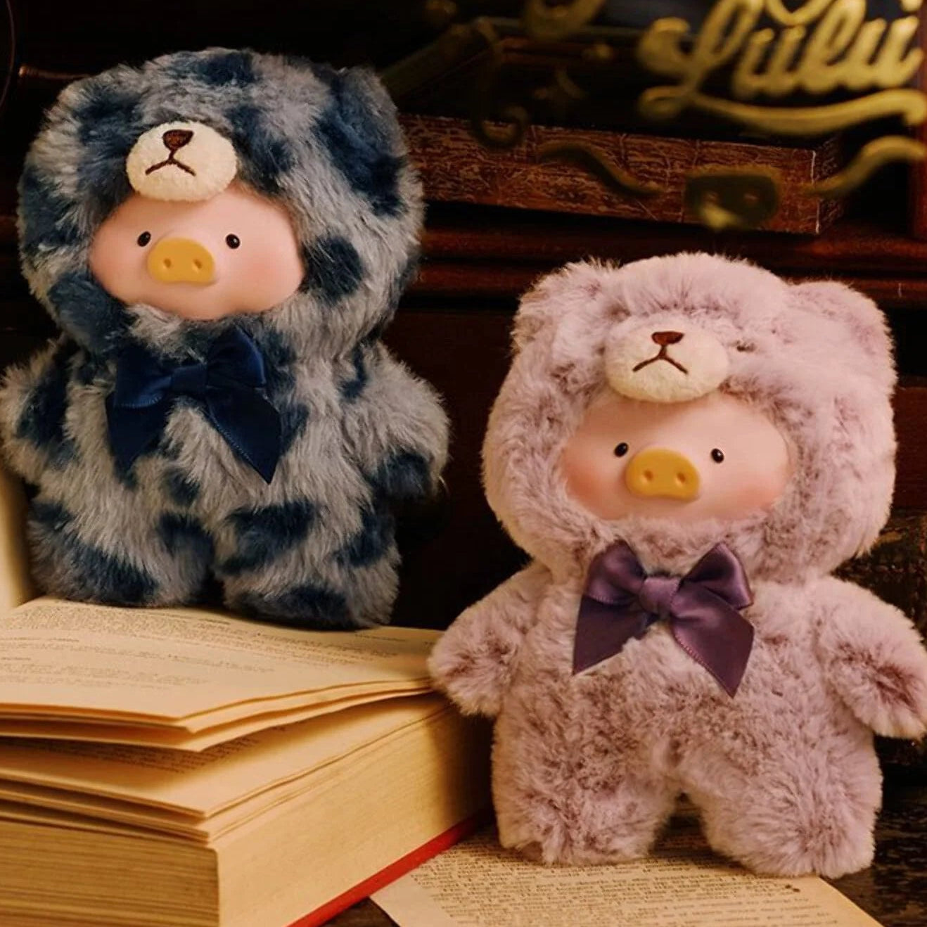 Lulu The Piggy Vintage Teddy Vinyl Face Plush Pendant Blind Box 3215