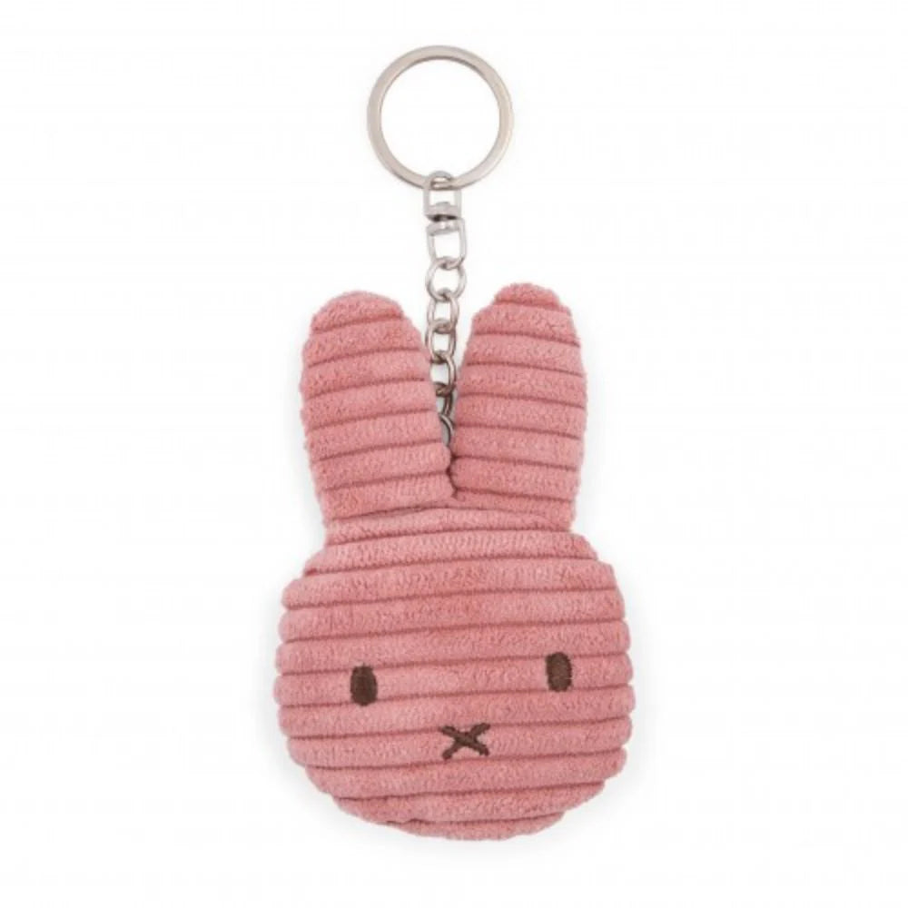 Miffy Head Corduroy Flat Plush Pendant