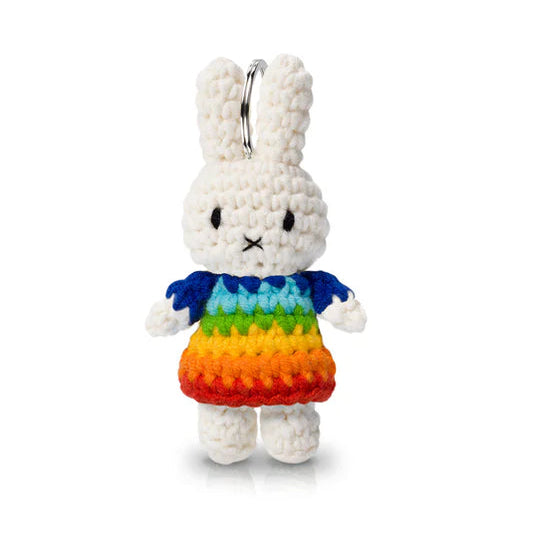 Miffy Just Dutch Handmade Keychain - Rainbow 7904
