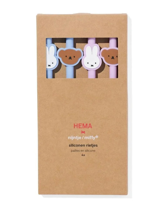 Miffy Silicone Straws 5816