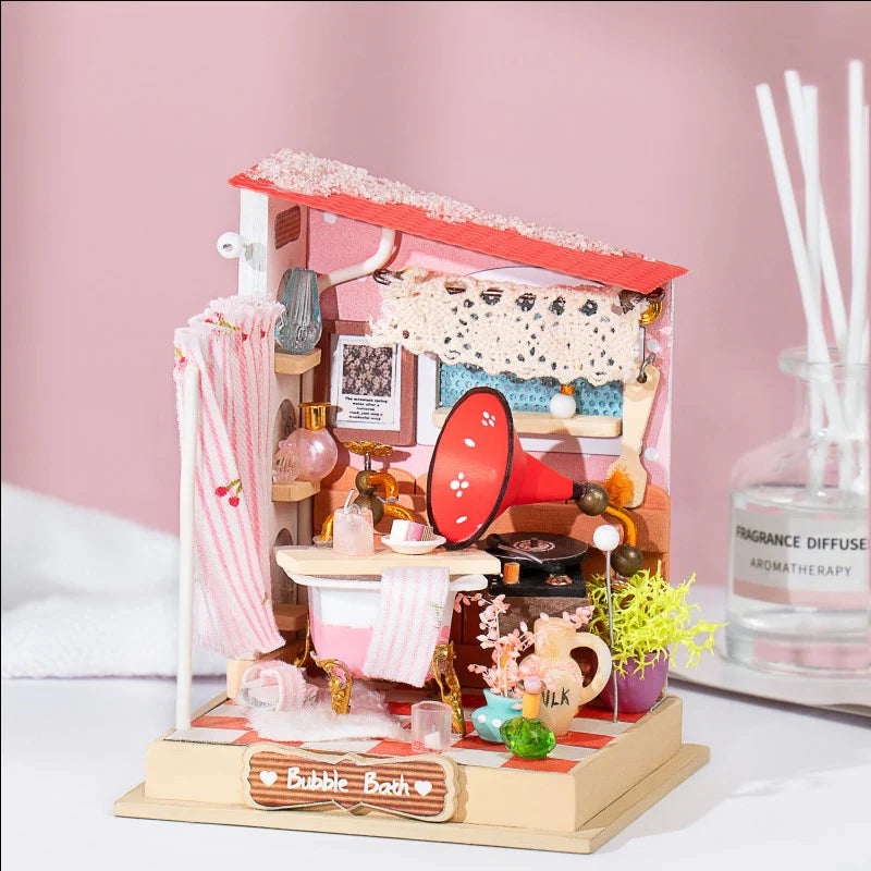 Bubble Bath Bathroom - Super Mini DIY House 0638