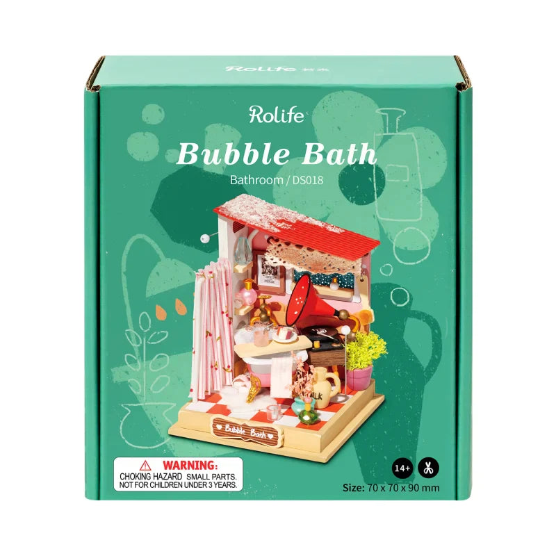 Bubble Bath Bathroom - Super Mini DIY House 0638