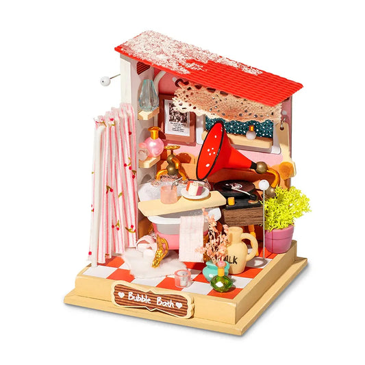 Bubble Bath Bathroom - Super Mini DIY House 0368