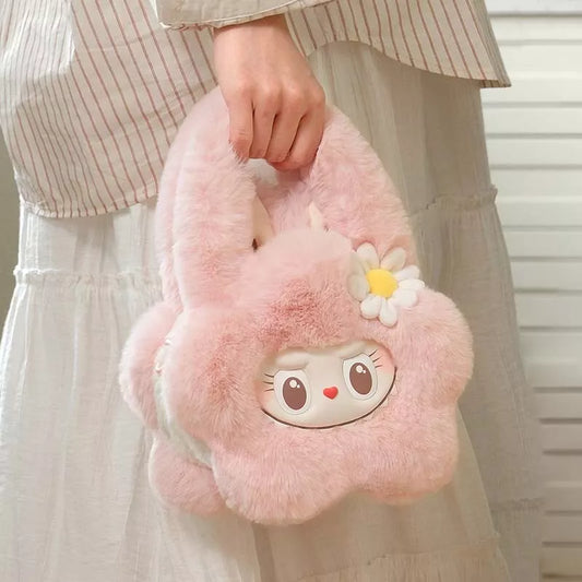 The Monsters Mokoko Flower Plush Pink Bag 9142