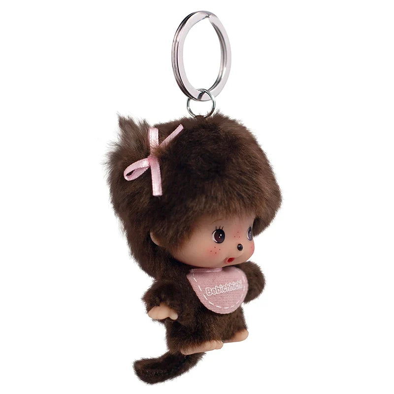Monchhichi Bebichhichi Girl Plush Keychain 4007