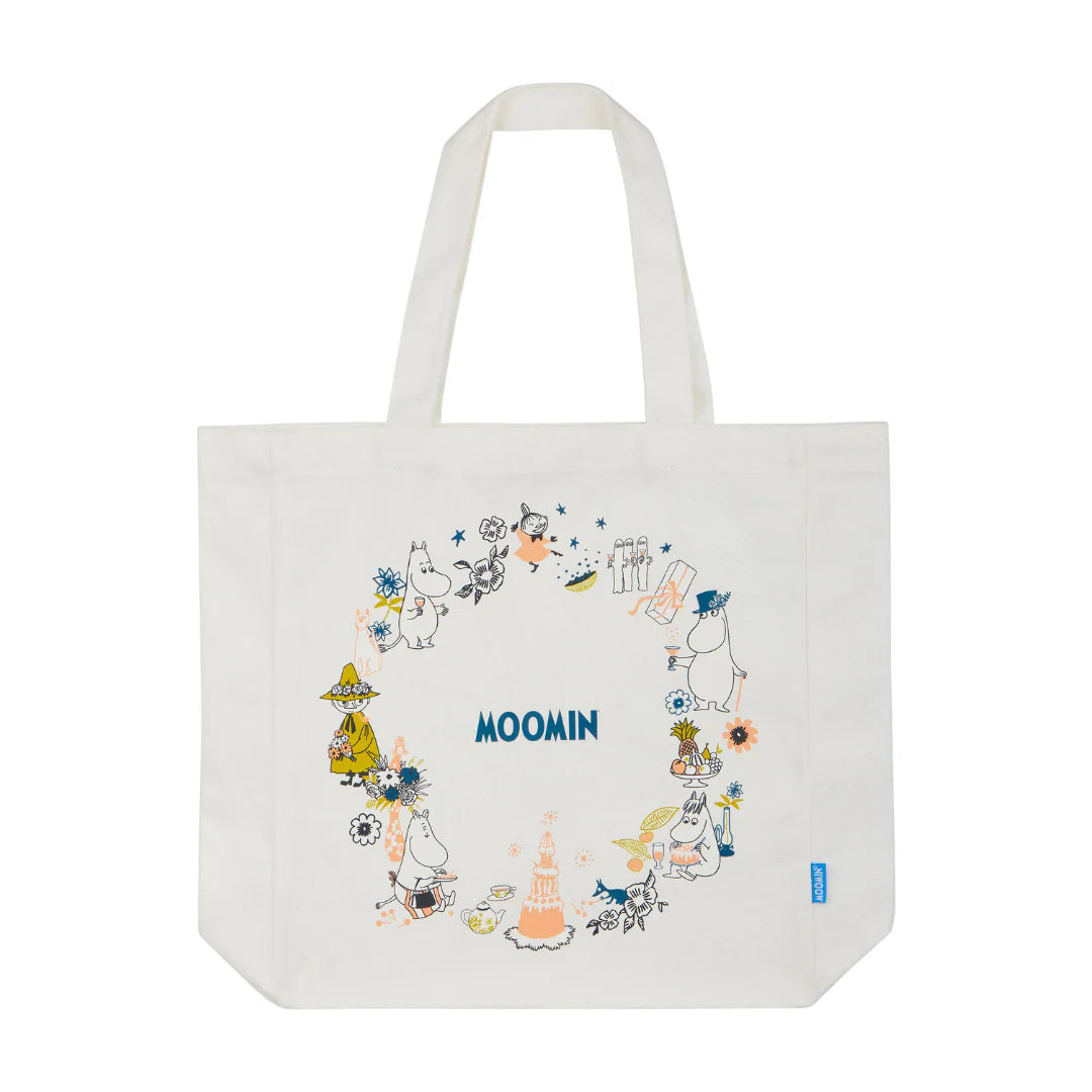 Moomin Party Canvas Printed Tote Bag 1361
