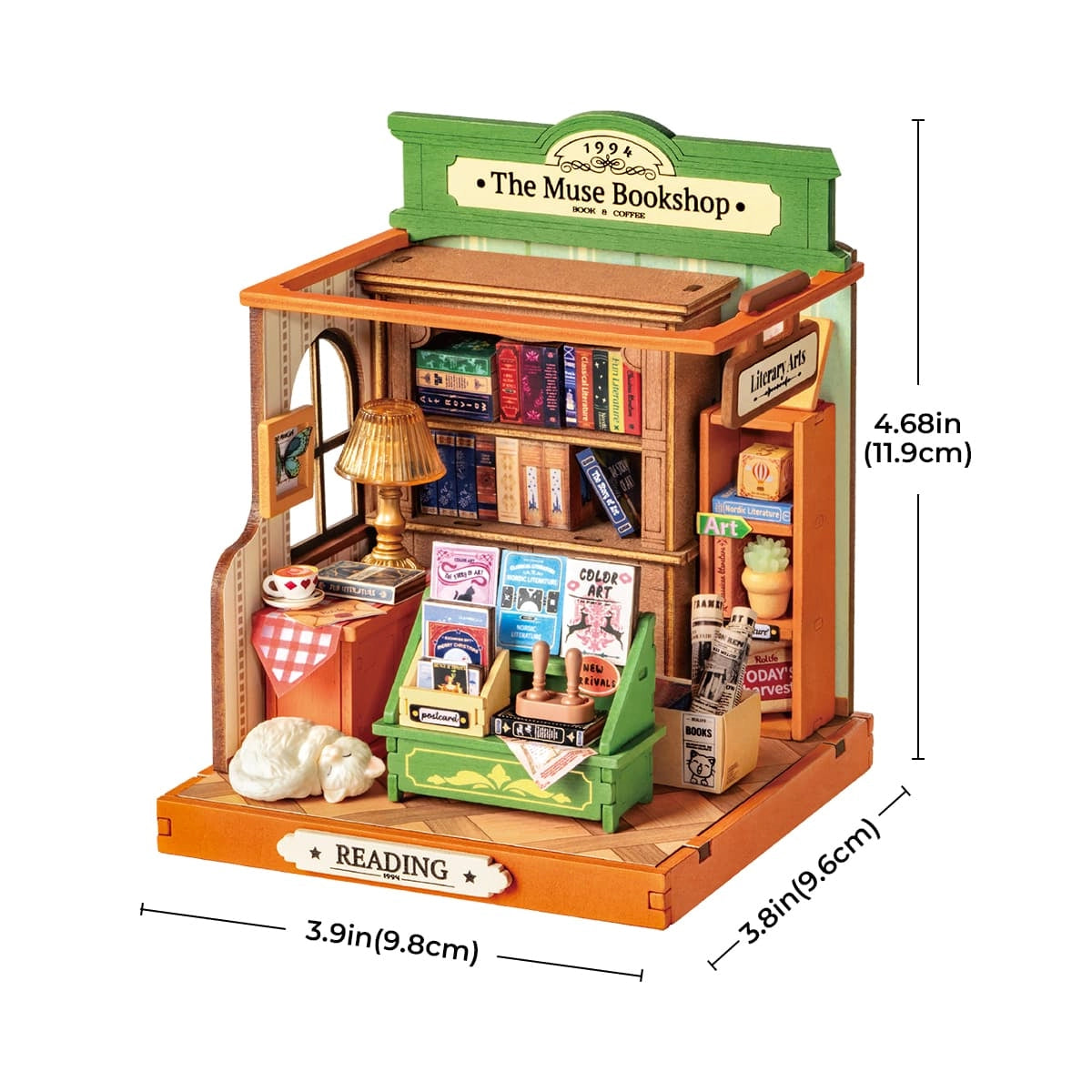 The Muse Bookshop - DIY Miniature House 1278