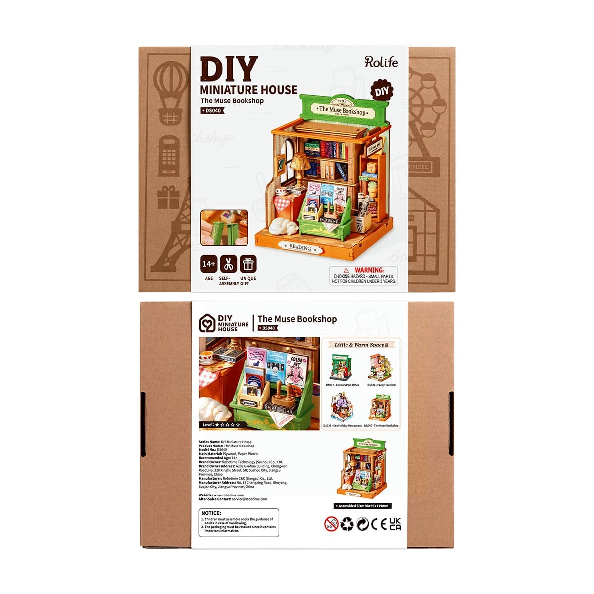 The Muse Bookshop - DIY Miniature House 1278
