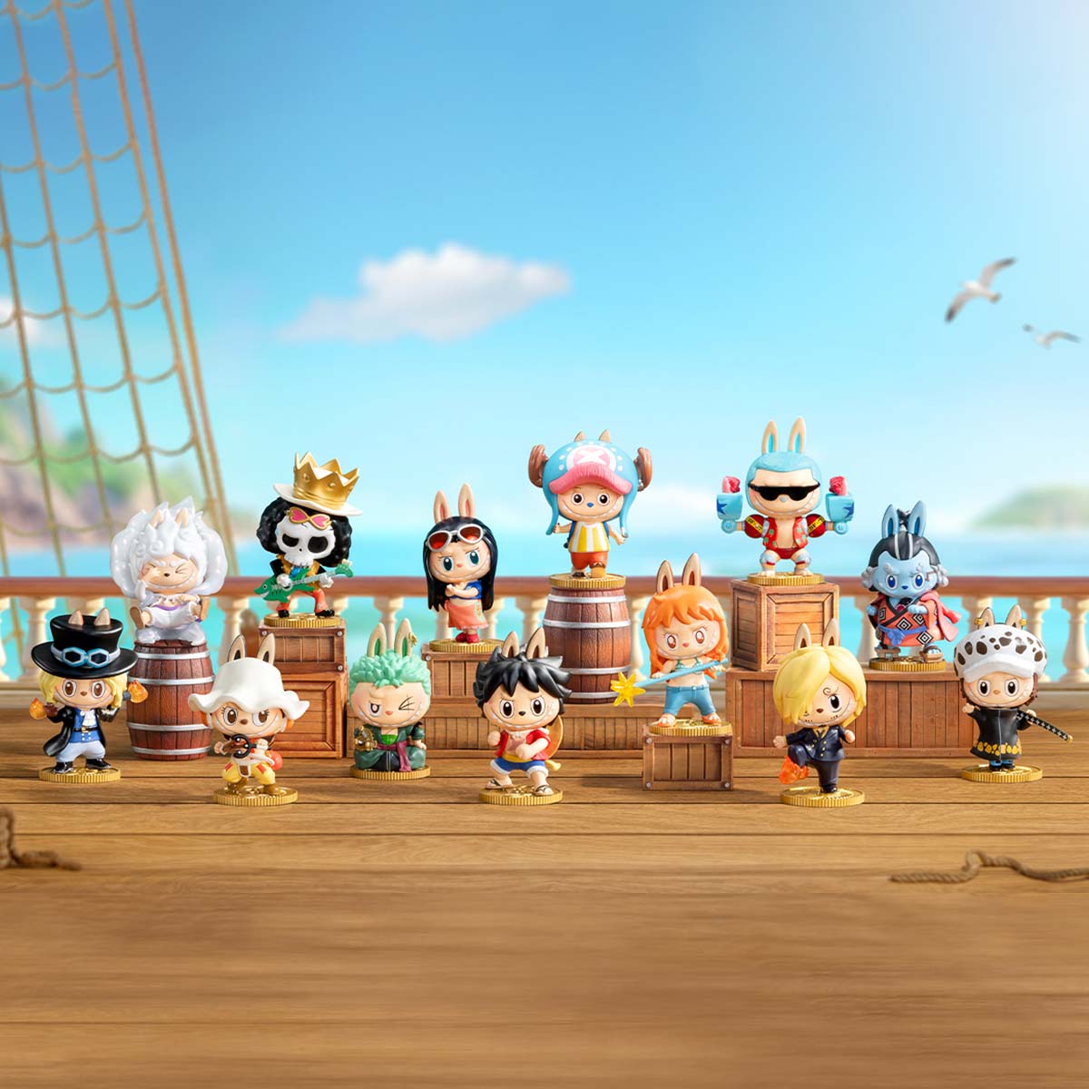 THE MONSTERS × One Piece Series Figures 6987