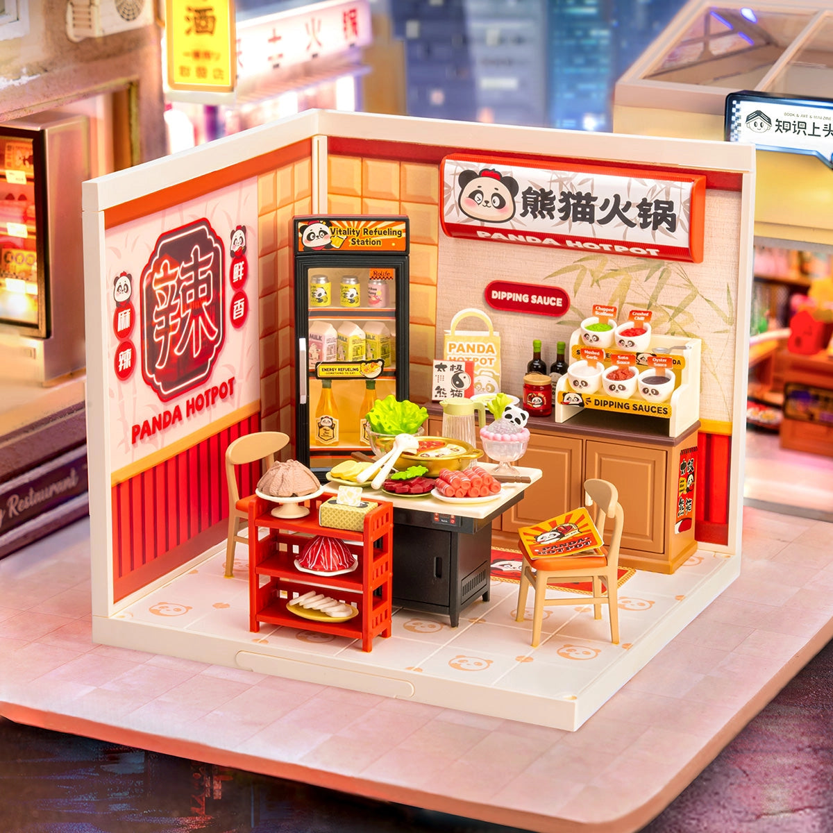 Panda Hot Pot - DIY Miniature House 2206