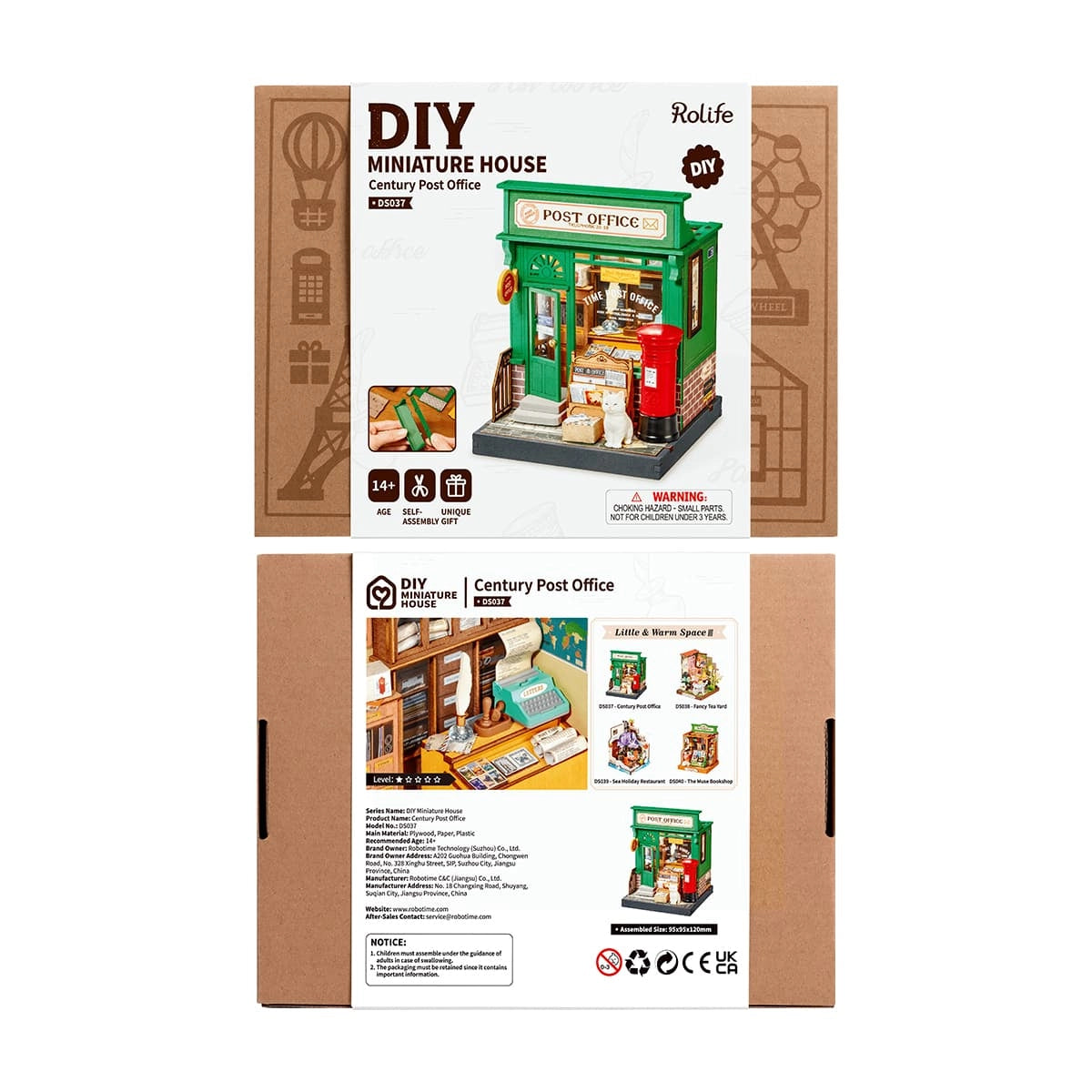 Century Post Office - DIY Miniature House 1001