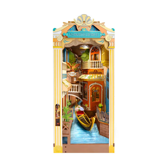 Romantic Venice - Book Nook Shelf Insert 1285