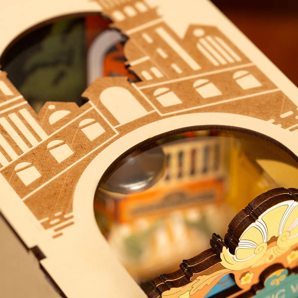 Romantic Venice - Book Nook Shelf Insert 1285