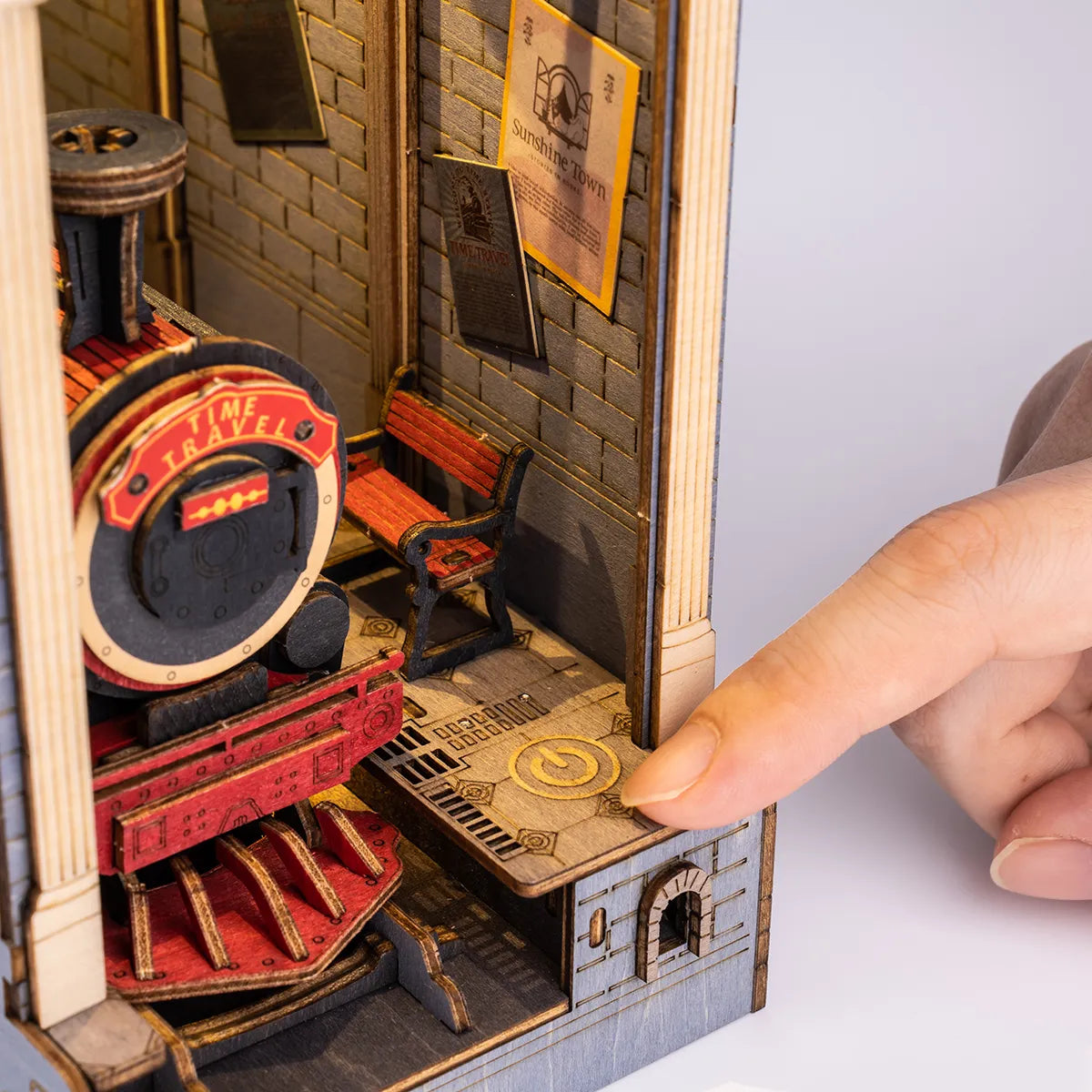 Time Travel  - Book Nook Shelf Insert 7721