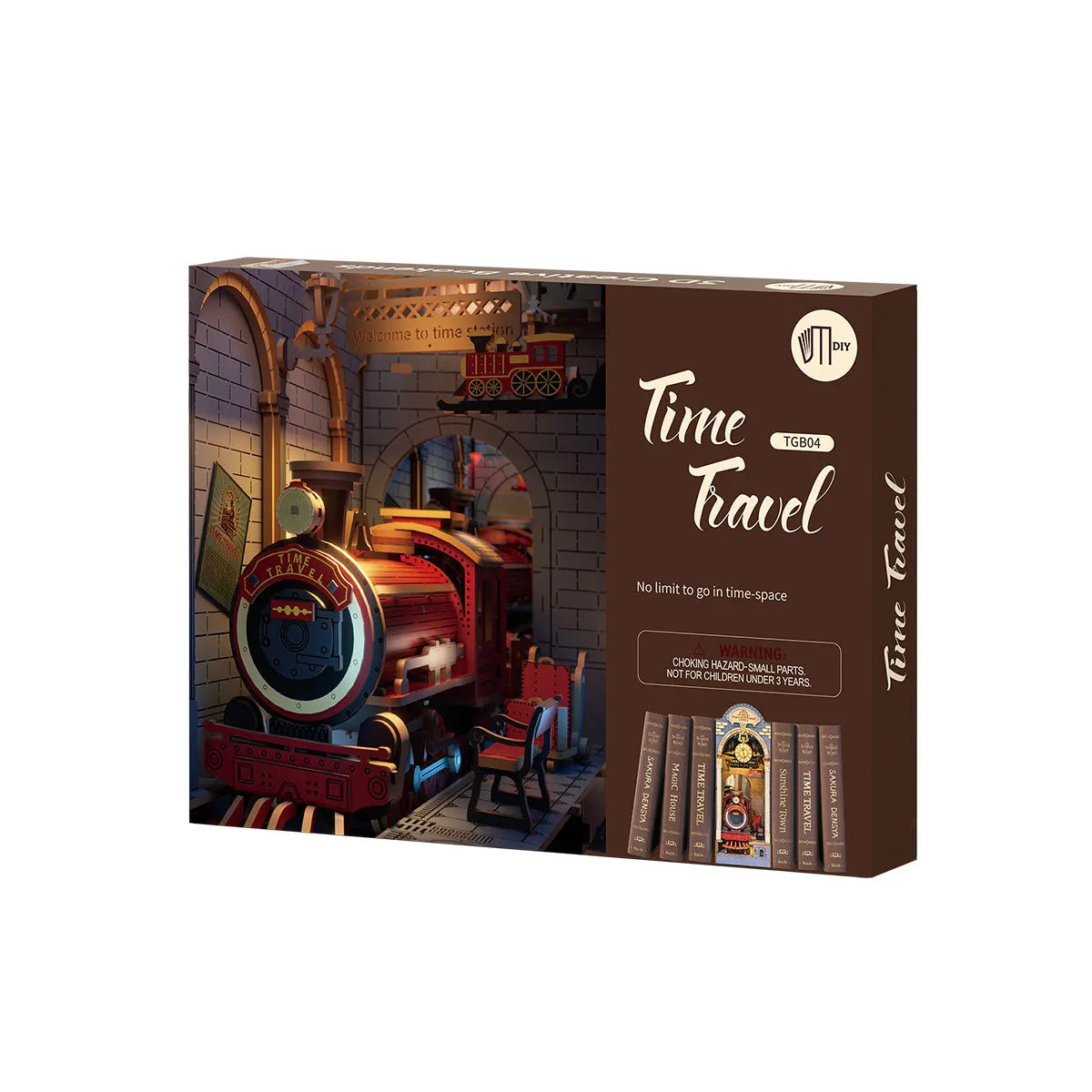 Time Travel  - Book Nook Shelf Insert 7721