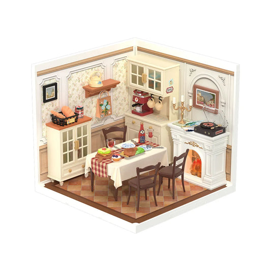 Warm Dining Room - DIY Miniature House 1858
