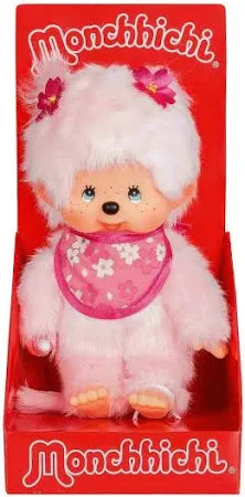 Monchhichi Sakura (Cherry Blossom) Girl Plush Toy - Pink 2894