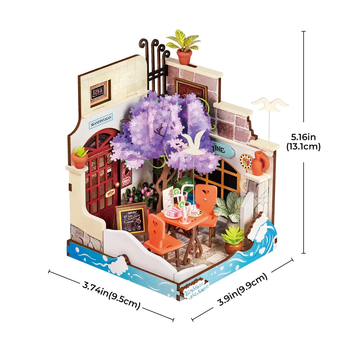 Sea Holiday Restaurant - DIY Miniature House 1261