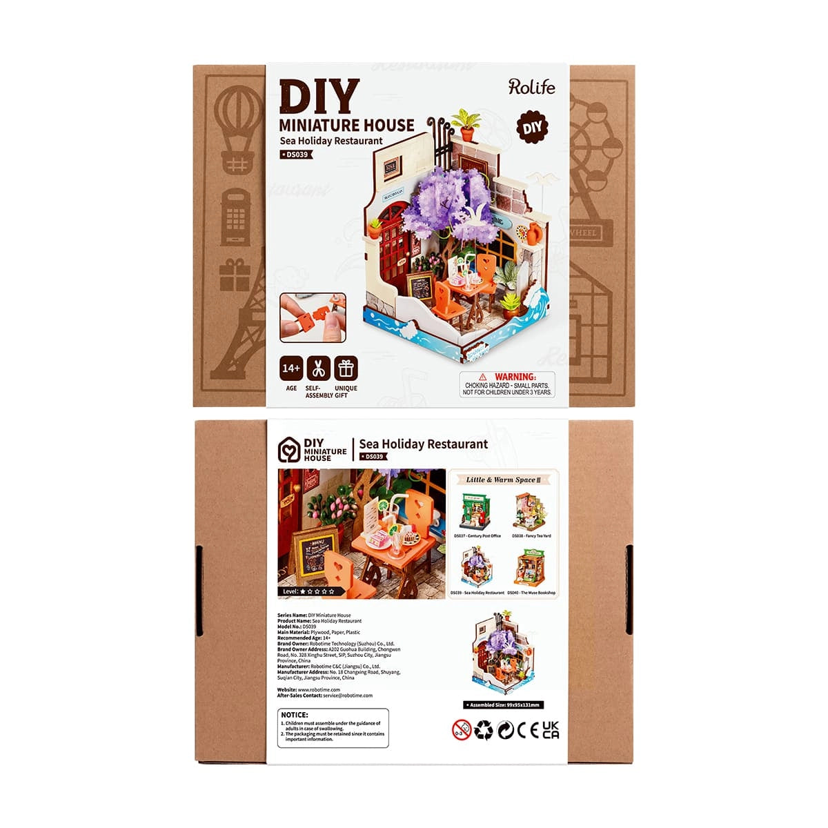 Sea Holiday Restaurant - DIY Miniature House 1261