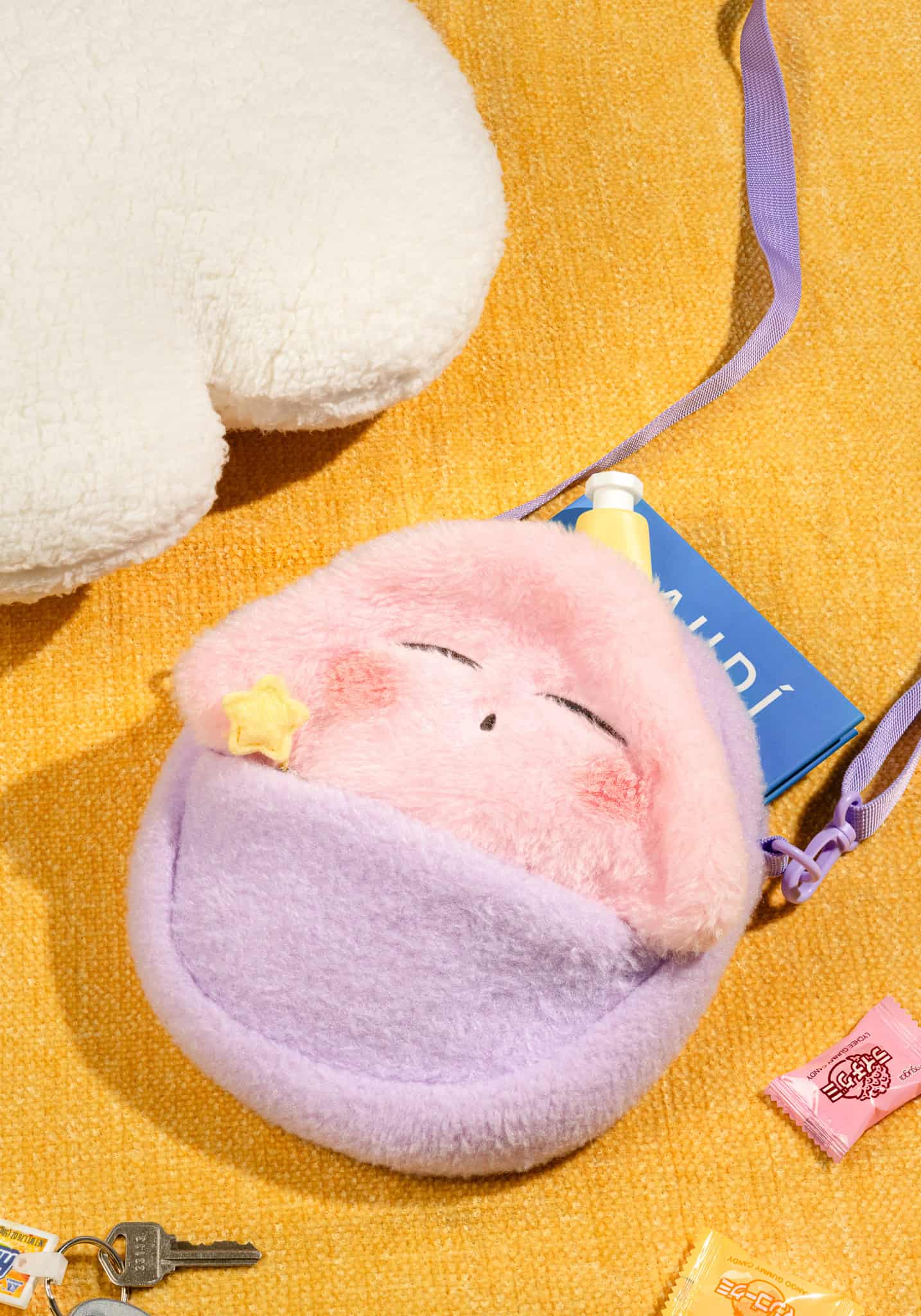 Kirby Sleepy Fluffy Sling Bag 5059