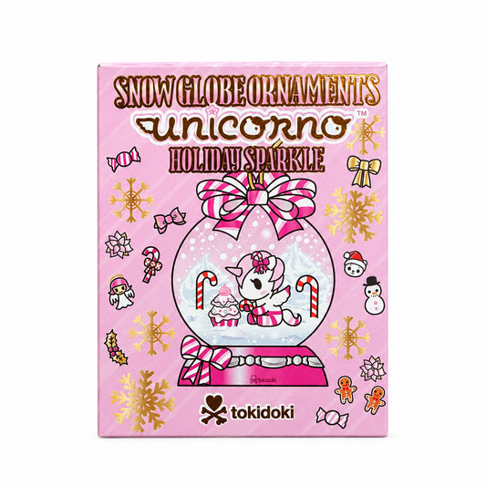 Tokidoki Snow Globe Ornament Unicorno Holiday Sparkle Blind Box 8664