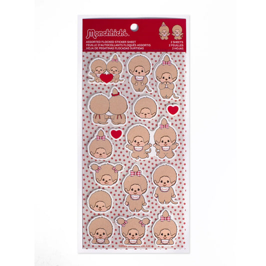 Monchhichi Furry Sticker Sheet 0118