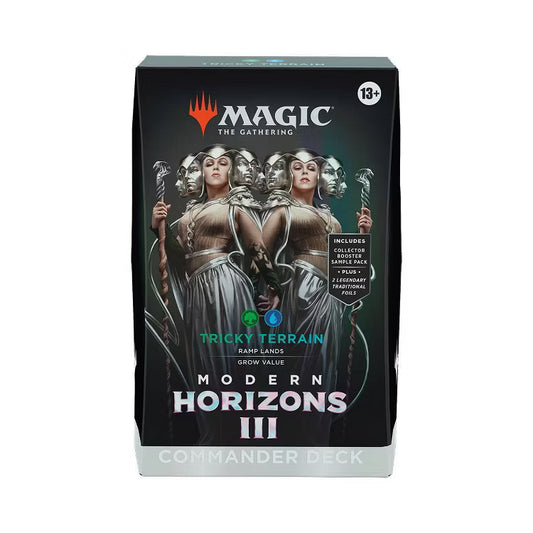 Magic The Gathering Modern Horizons III Commander Deck - Tricky Terrain 3671