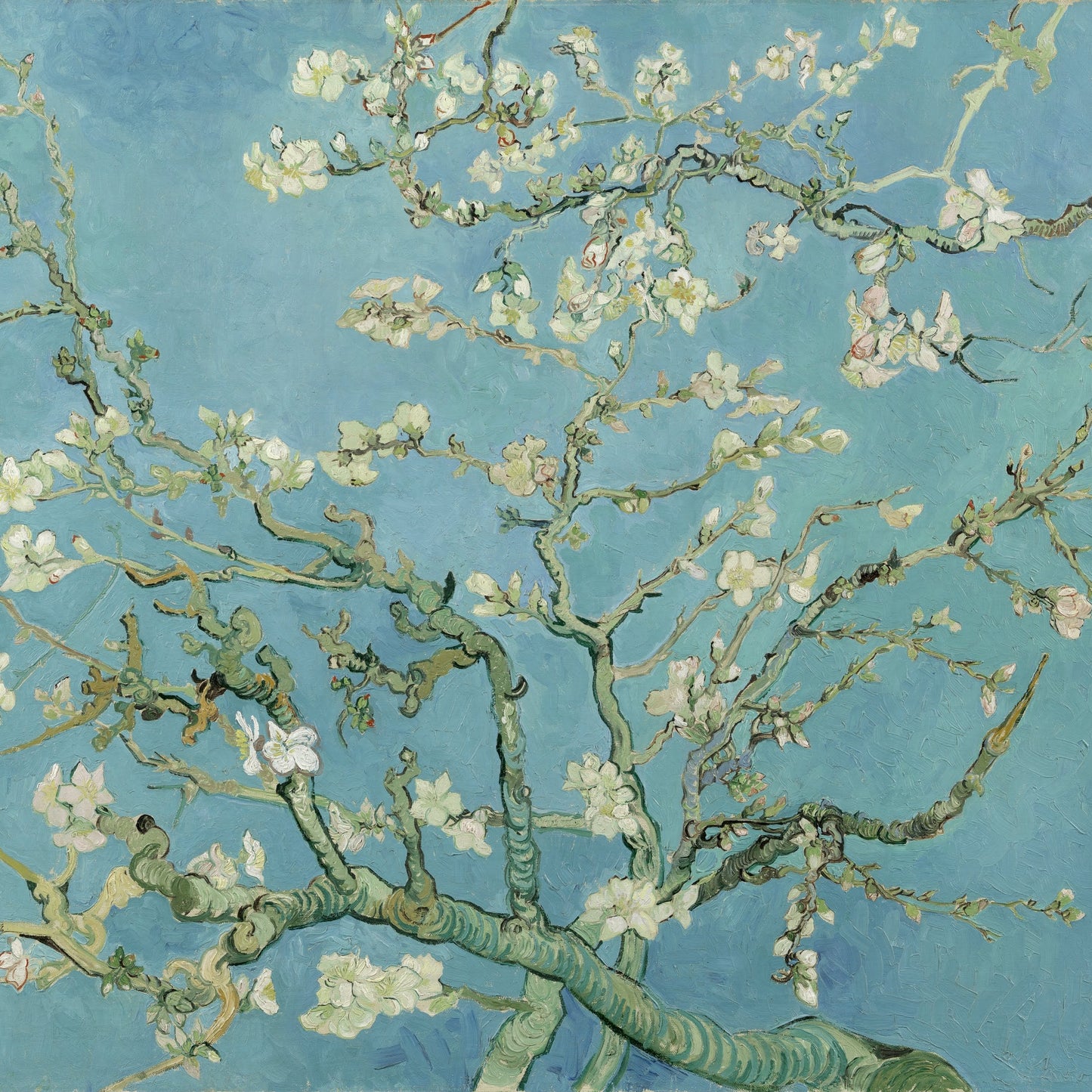 Miffy Just Dutch Handmade Keychain - Van Gogh Almond Blossom 7904