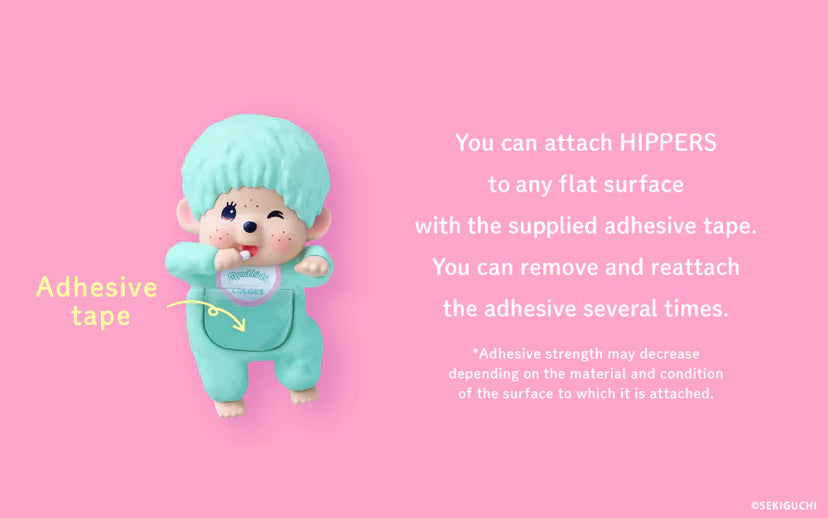 Monchhichi HIPPERS COLORS: Wink Series 0156